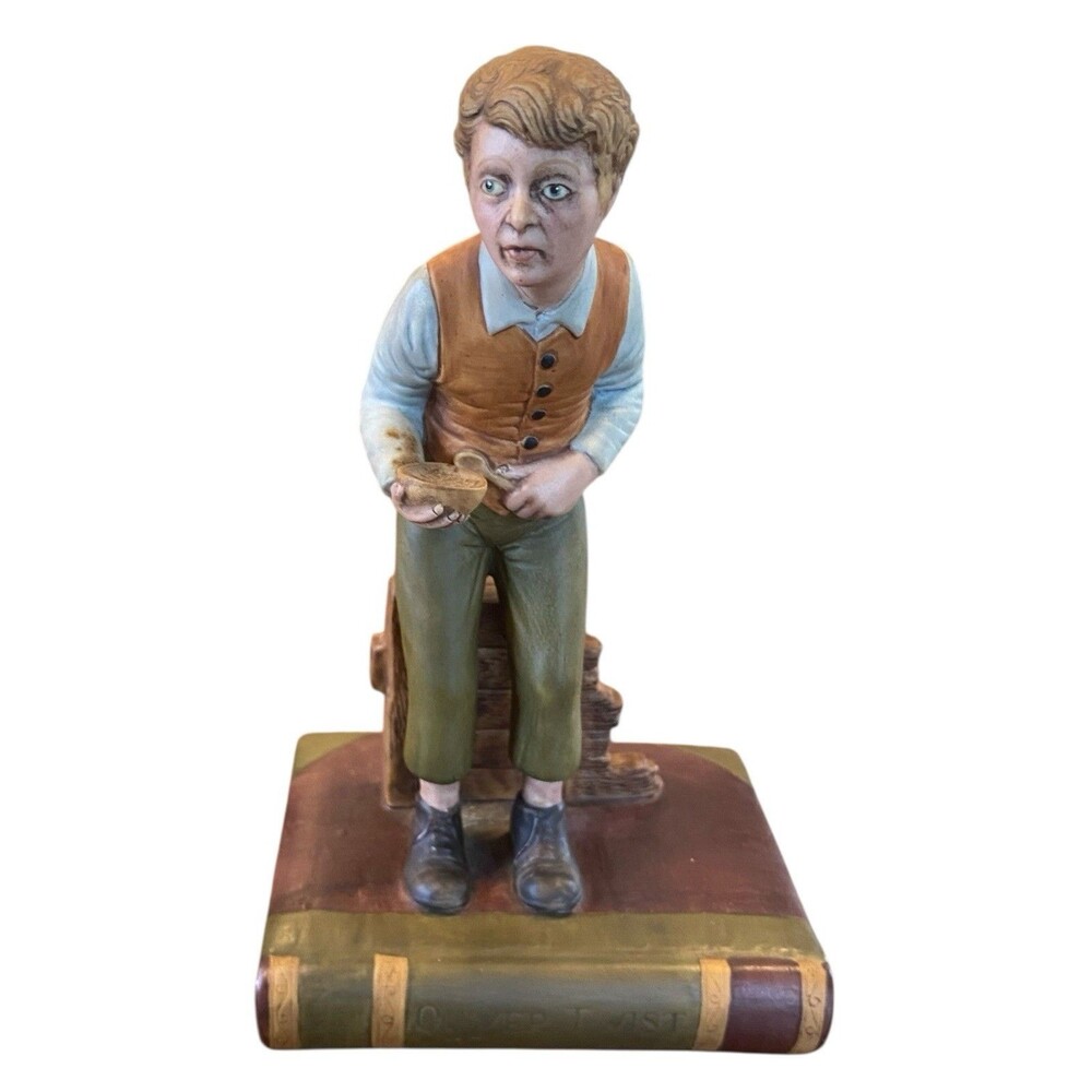 RARE Aynsley England fine Porcelain OLIVER TWIST -1977 Charles Dickens Series.